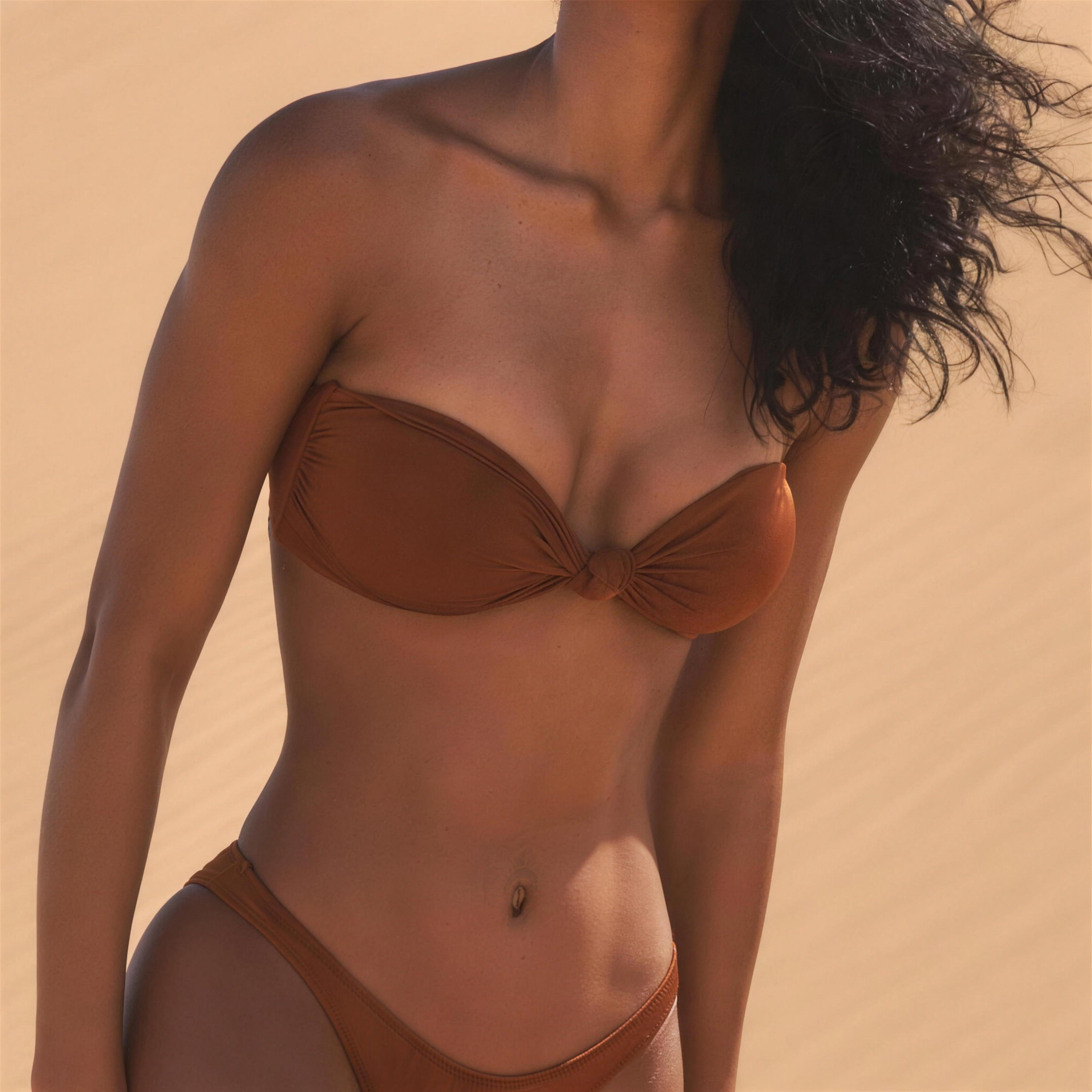 Terra TOP 10 bikini top in Bronze